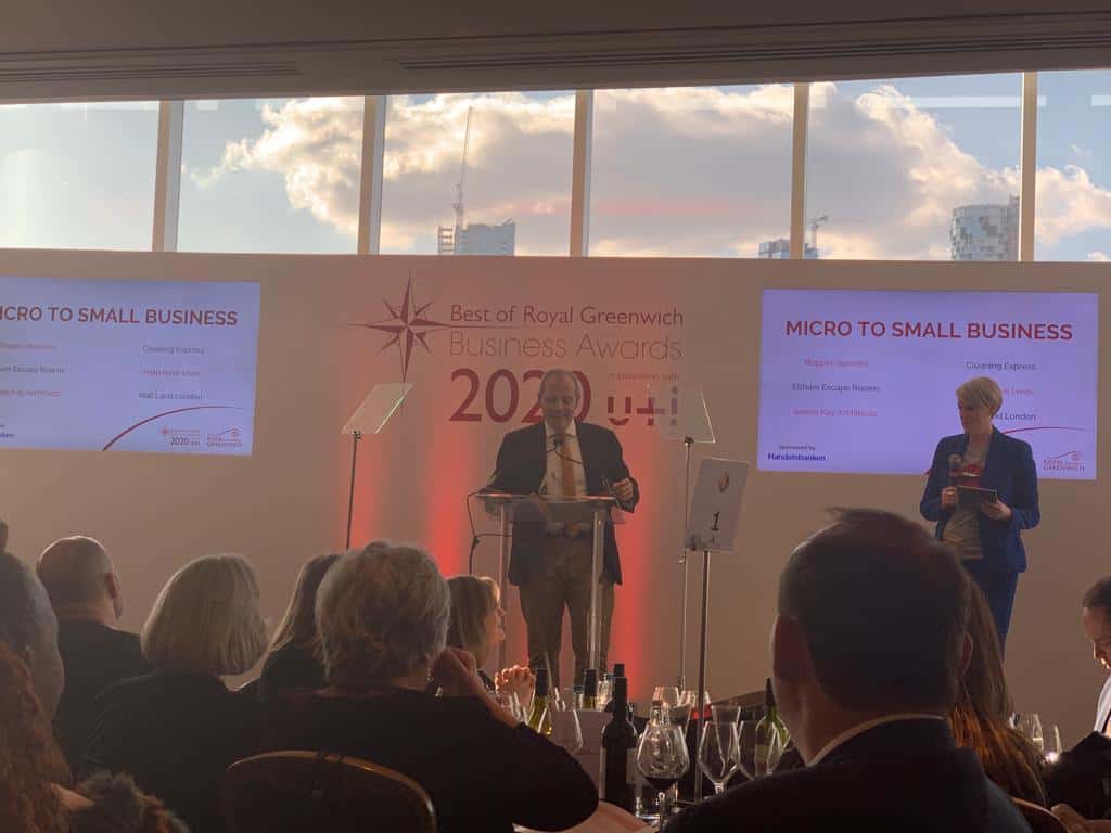 Cleaning Express shortlisted again for Royal Greenwich Business Awards