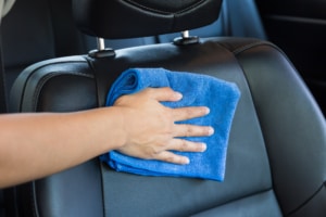 How to clean leather car seat