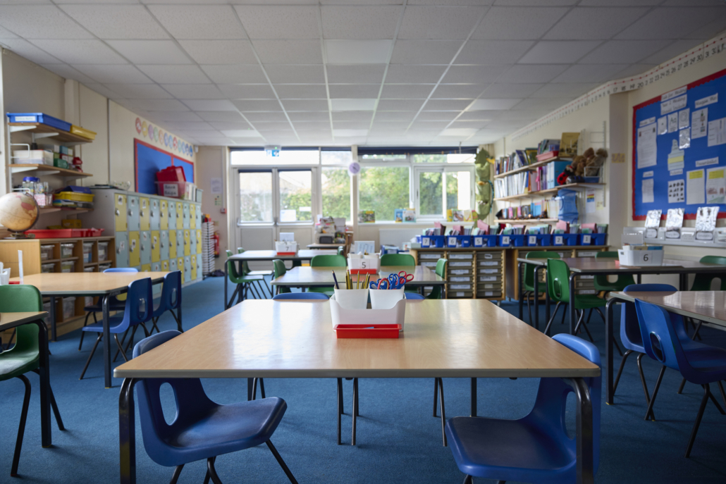 primary school classroom
