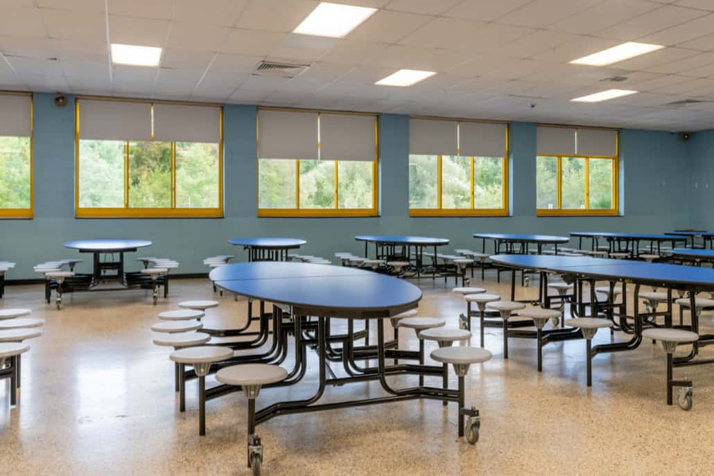 school canteen cleaning