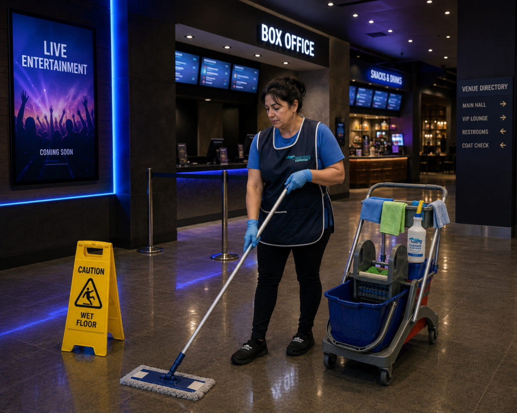 entertainment venue cleaning